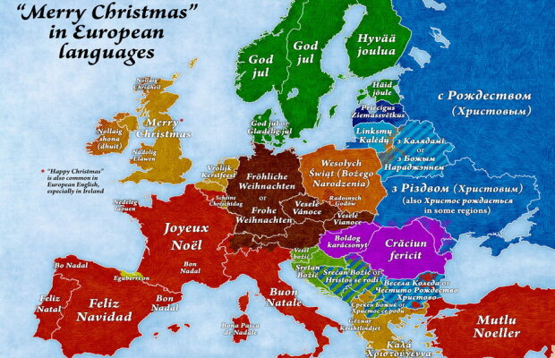 Cum spui "Crăciun fericit" şi "La mulţi ani" în fiecare ţară din Europa