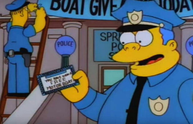 Poliția britanică a prins 21 de infractori printr-o metodă din Familia Simpson