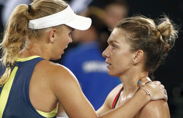 SIMONA HALEP - CAROLINE WOZNIACKI // S-a aflat ce i-a zis Caroline Wozniacki la fileu Simonei Halep, după finalul meciului 