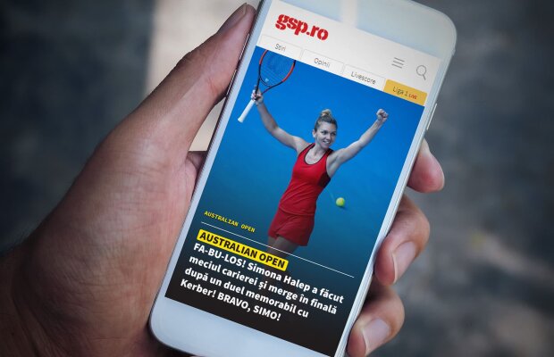 GSP.ro a dominat nișa de sport în “săptămâna Halep”