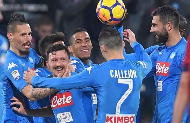 VIDEO UragaNapoli în Sardinia » Formația lui Chiricheș bate record după record în Seria A