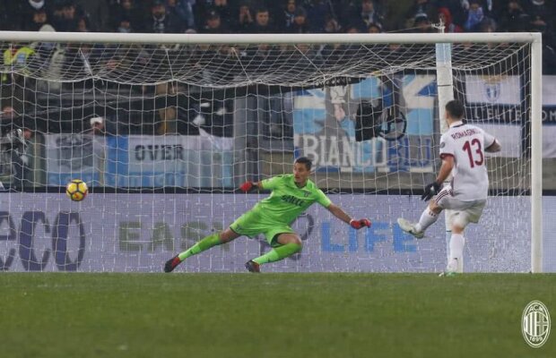 GALERIE FOTO » Agonie și extaz » Romagnoli, eroul Milanului în semifinala cu Lazio, e fan declarat al biancoceleștilor » Ce a făcut după golul cât o finală