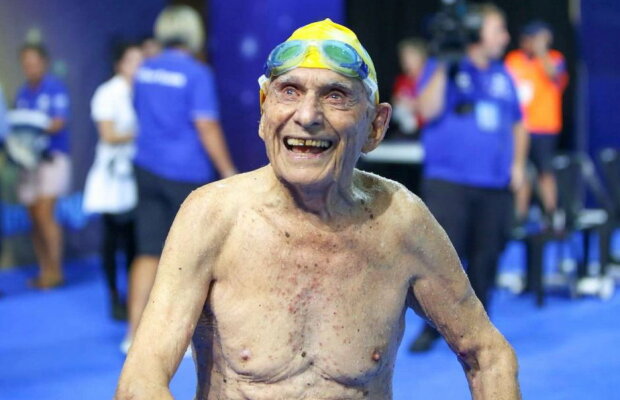 VIDEO A stabilit un nou record mondial la vârsta de 99 ani!