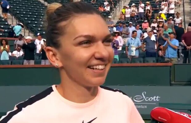 INDIAN WELLS // VIDEO+FOTO Halep spulberă emoțiile de la început și o învinge în două seturi pe Kristyna Pliskova! Cu cine joacă în turul următor + Ce a declarat Simona