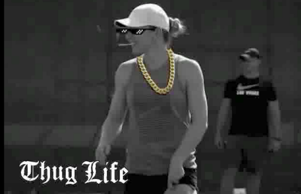 SIMONA HALEP LA INDIAN WELLS. VIDEO Thug life » "Hagi" Halep îl umilește pe Cahill la miuță :D