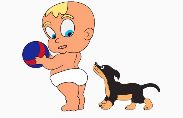 Un copil de trei ani a plecat de acasă cu câinele familiei