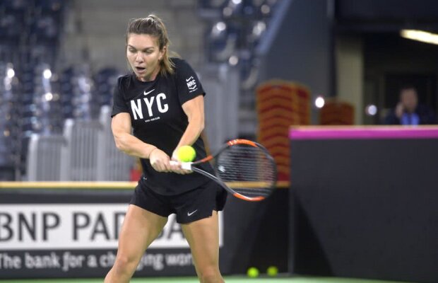VIDEO Simona Halep face show la antrenamente! Lovitură marca Federer reușită de liderul WTA