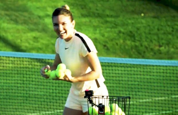 SIMONA HALEP - MAGDALENA RYBARIKOVA // VIDEO Simona Halep se distrează la Stuttgart » A făcut schimb de roluri cu Darren Cahill: "Hai, că eu nu fac așa"
