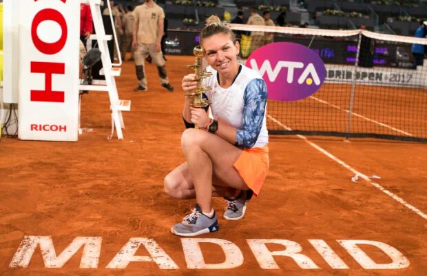 FOTO Imaginea postată de Halep după prima zi pe zgura de la Madrid: "A fost o adevărată plăcere să te am partener" 