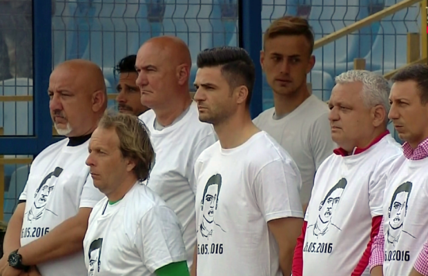 FOTO Cum au comemorat dinamoviștii doi ani de la moartea lui Ekeng, la meciul cu Gaz Metan