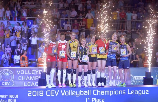 Două jucătoare de la Blaj, în echipa ideală a Final Four-ului Ligii Campionilor