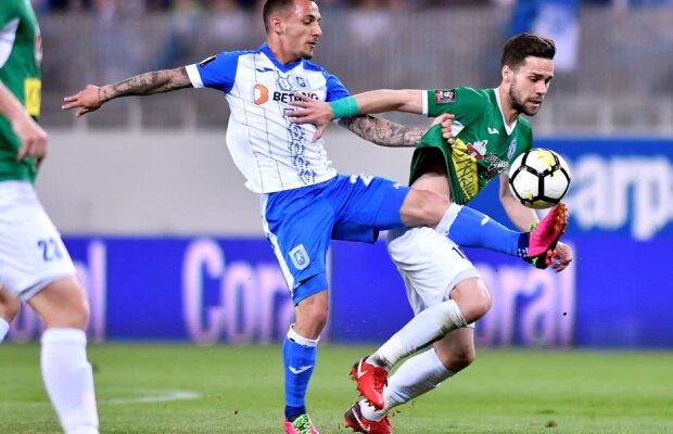 VIDEO Universitatea Craiova învinge la Iași, 2-1, și merge în cupele europene