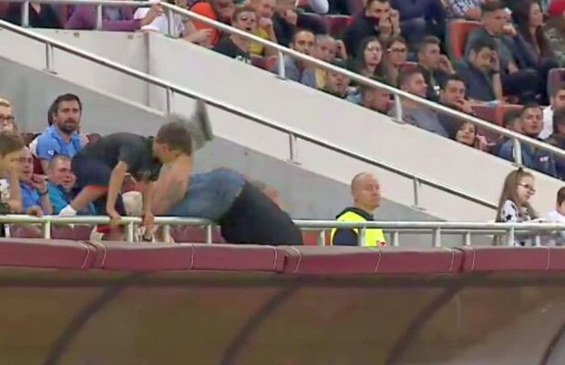 VIDEO Faza serii pe Arena Națională! Dragoș Nedelcu a pățit-o precum Claudiu Răducanu