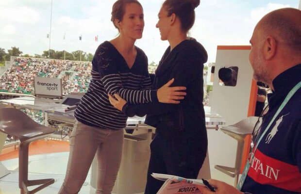FOTO Simona Halep exultă! Poză în studioul TV cu jucătoarea pe care o admiră: "Când îți vezi idolul"