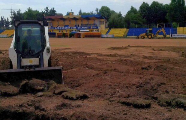 GALERIE FOTO A început modernizarea unui stadion din Liga 1