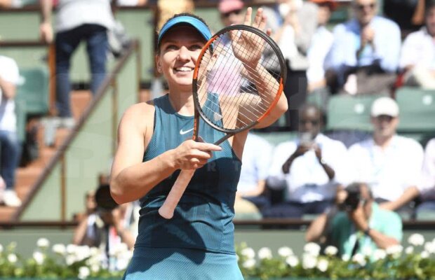 SIMONA HALEP ÎN FINALA ROLAND GARROS. Bucuria Simonei Halep în 20 DE IMAGINI! Tot ce a făcut după mingea trimisă afară de Muguruza