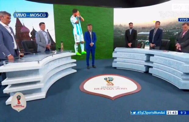VIDEO Ce au putut să facă în direct! Gest incredibil al unei televiziuni argentiniene după umilința cu Croația, 0-3