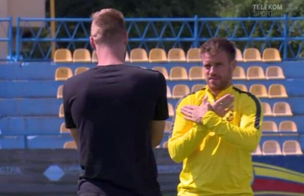 VIDEO + FOTO N-au înțeles nimic! Pintilii și Budescu, gesturi reprobabile la antrenament 