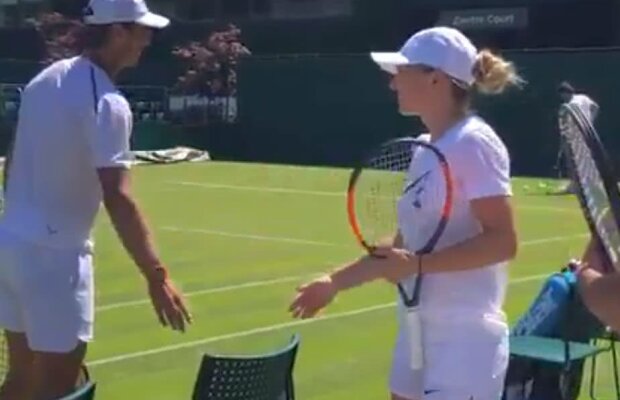 SIMONA HALEP LA WIMBLEDON. VIDEO De la campion la campion » Ce au făcut Simona Halep și Rafa Nadal când s-au văzut la Wimbledon