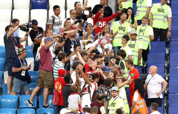 FOTO Harry Kane a urcat în tribună după calificarea în semifinale obținută azi