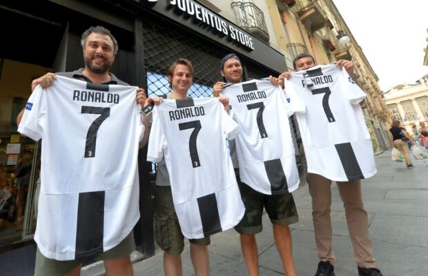 Suma incredibilă pe care a încasat-o Juventus pe tricouri după transferul lui Cristiano Ronaldo + De ce portughezul nu vrea festivitate cu suporteri