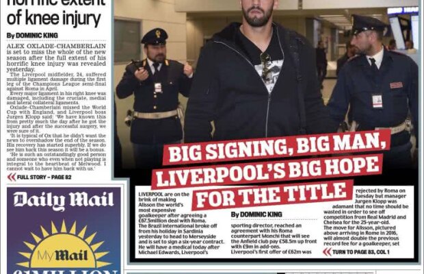 Ce scriu azi ziarele de sport din lume (19 iulie 2018)