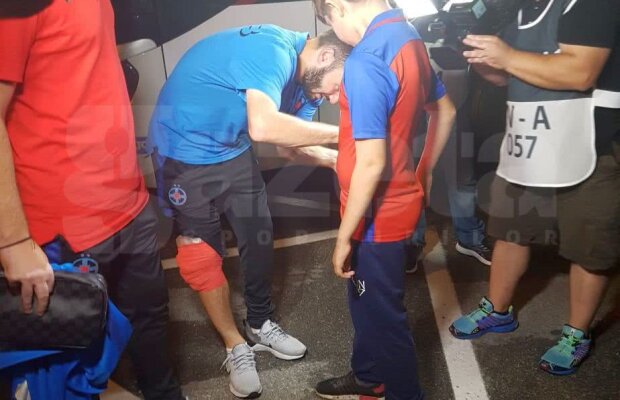 ASTRA - FCSB 1-0 EXCLUSIV Primele vești despre accidentarea lui Kamer Qaka » Imagini surprinse la câteva minute după meci