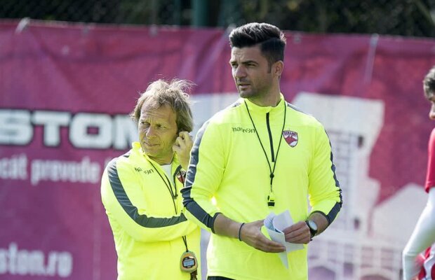 FCSB - DINAMO. VIDEO Florin Bratu, reacție spontană în timpul ultimului antrenament:  "Gata, m-ați răcorit!"