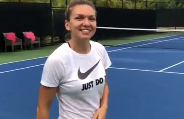 SIMONA HALEP. VIDEO Așa se motivează Simona Halep: "Când vorbim despre asta, fac orice" » Cum s-a antrenat liderul WTA alături de Cahill