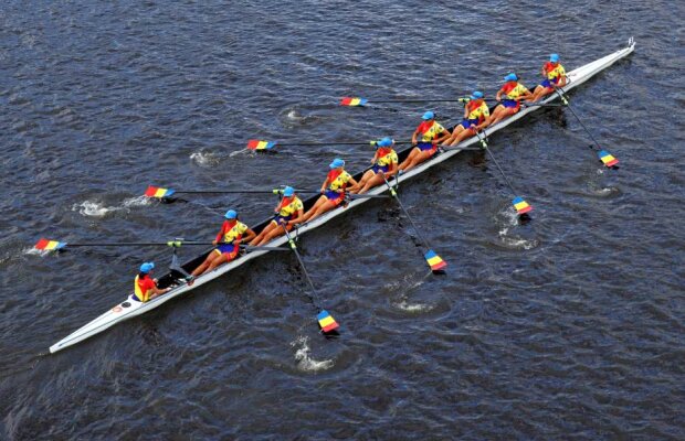 Bornă importantă pentru România la Europenele de canotaj » Cea mai tânără barcă din istorie la 8 plus 1