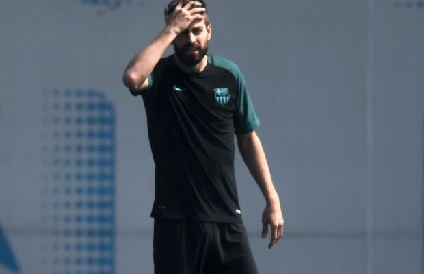 FOTO Pique i-a lăsat mască pe toți! Cum a apărut la antrenamentele Barcelonei