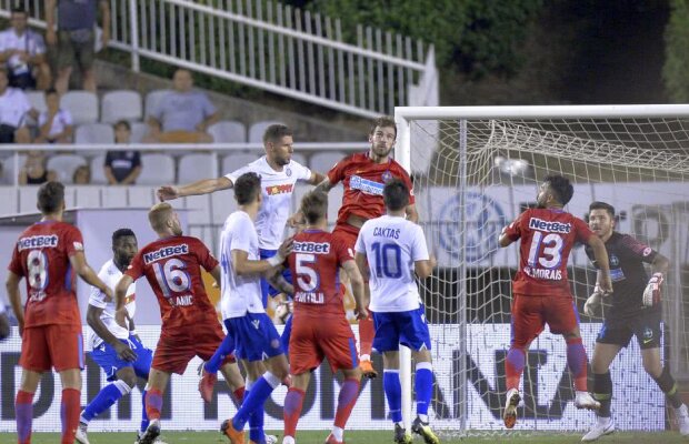HAJDUK SPLIT - FCSB 0-0 // Semnal de alarmă al eroului Bălgrădean: "Schimbați-l până la retur!"