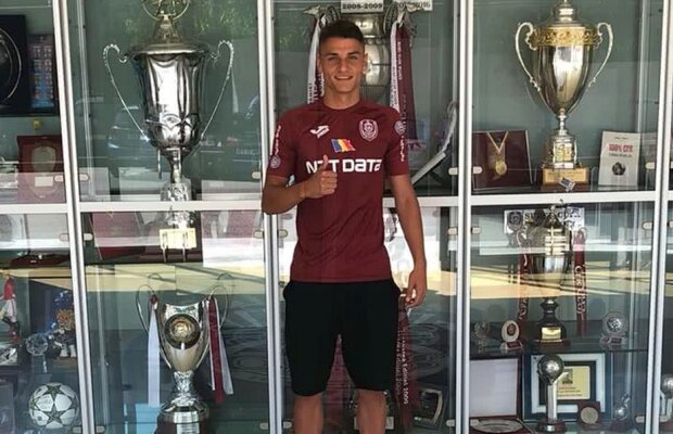 Fiul lui Ionel Ganea a semnat cu CFR: "E transfer definitiv"