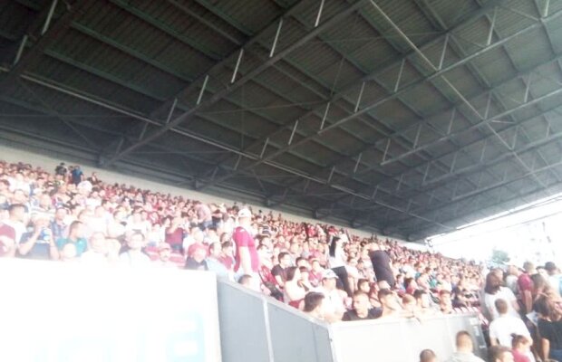 VIDEO Eliminarea nu e singura umilință pentru CFR Cluj! Ce au făcut fanii clujeni după golul doi al luxemburghezilor