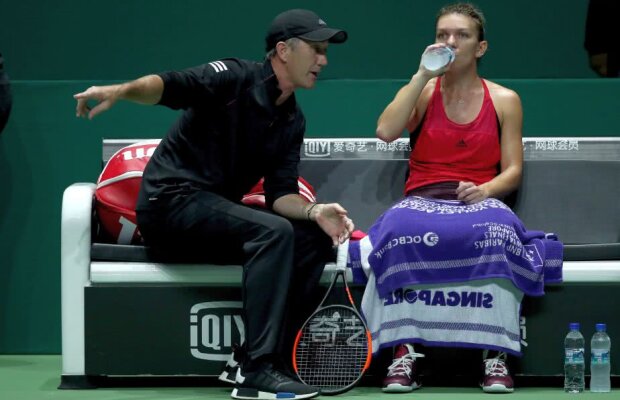 Reacție neașteptată! Darren Cahill s-a opus introducerii regulii care a salvat-o pe Simona Halep din multe probleme