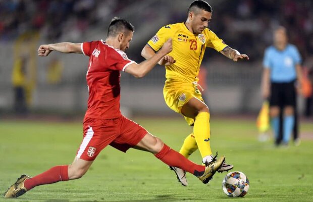 SERBIA - ROMÂNIA 2-2 // Reabilitarea lui Stanciu » Mijlocașul a înscris din nou din penalty, după amintirea tristă de acum 2 ani