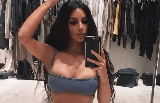 FOTO INCENDIAR Kim Kardashian a pozat nud, iar poza ei a stârnit noi controverse