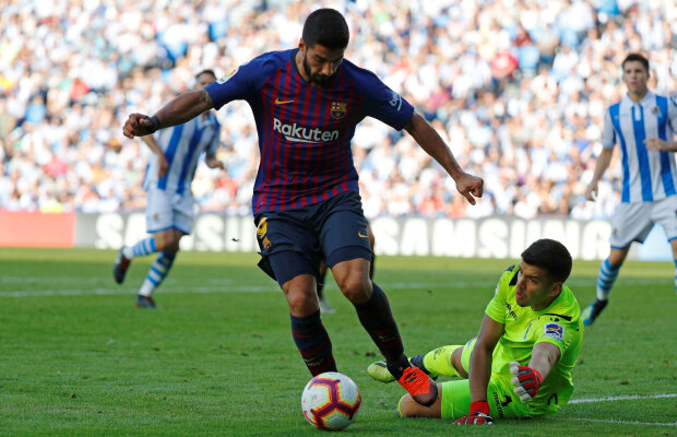Sociedad - Barcelona 1-2. Noroc cu portarul! » Barcelona a luat toate punctele la Sociedad, dar doar după o prestație jenantă a goalkeeperului gazdelor