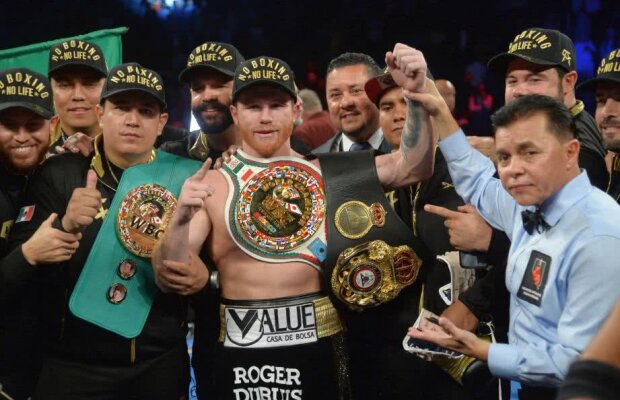 FOTO + VIDEO Saul "Canelo" Alvarez este noul rege al boxului! S-a impus la puncte în supermeciul cu Golovkin