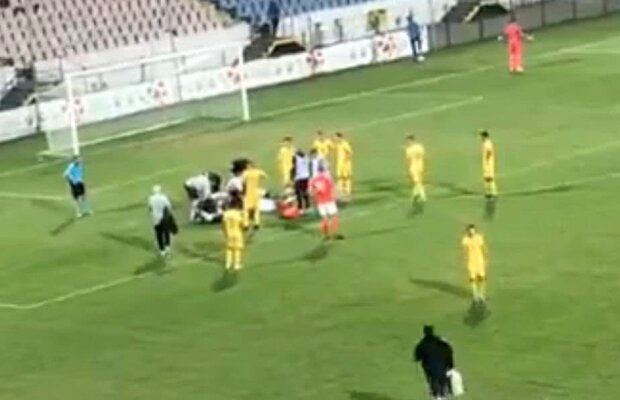 Noi detalii despre situația fotbalistului englez lovit aseară în meciul de la Regions Cup 