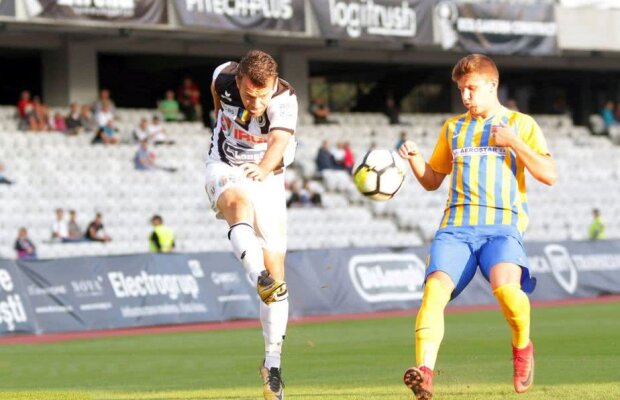 Goga-one-man show! La 34 de ani, jucătorul a făcut spectacol în derby-ul de promovare U Cluj - Petrolul