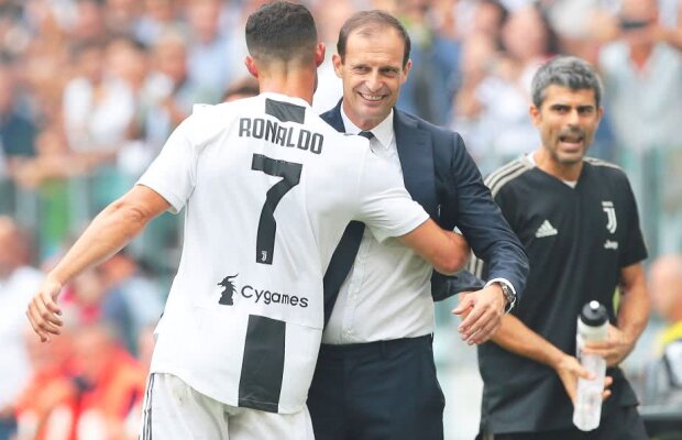 Massimiliano Allegri, după meciul cu Bologna: "Trebuia să-l înlocuiesc pe Cristiano"