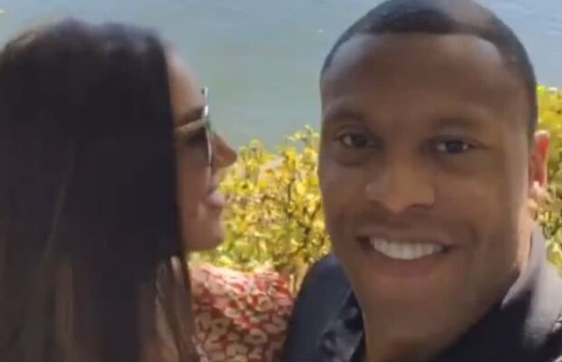 FOTO Nu joacă la CFR, dar se bucură de România! Ce făcut azi Julio Baptista, cel mai bine plătit jucător din Liga 1