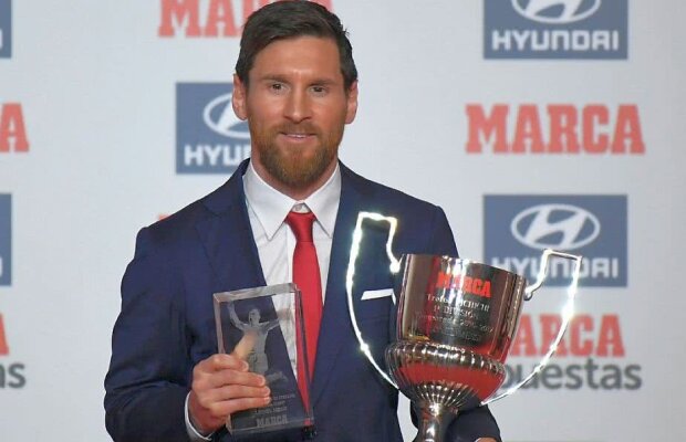 VIDEO Leo Messi a primit azi trofeul Pichichi! E al 5-lea pentru argentinian care se apropie la doar unul singur de record