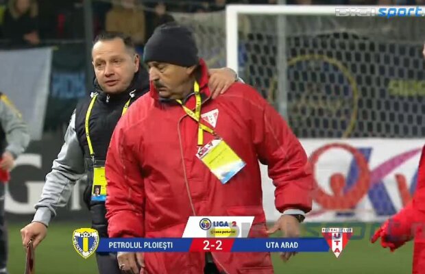 PETROLUL - UTA 2-2 // FOTO Imagini incredibile la Ploiești! Ionuț Popa a intrat pe teren să agreseze un jucător: "Îl strângeam de gât, îl omoram. Intram la închisoare!"