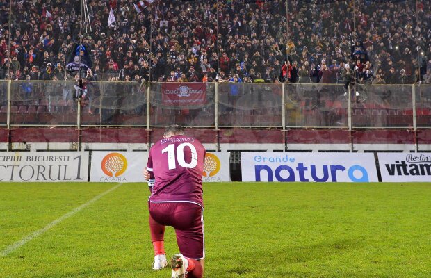 GALERIE FOTO Retragerea lui Daniel Pancu în 10 imagini spectaculoase, ratate de camerele TV