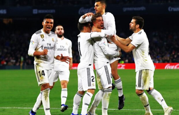 BETIS SEVILLA - REAL MADRID 1-2 // Real Madrid, victorie dramatică pe terenul lui Betis » Santiago Solari, salvat de o superexecuție în minutul 88