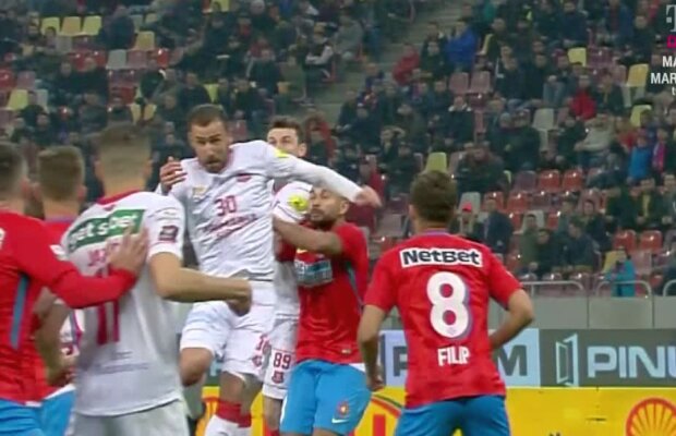 FCSB - HERMANNSTADT // VIDEO + FOTO Arbitrul Cătălin Popa a comis-o » Ion Crăciunescu: „Trebuia eliminare!” + posibil penalty neacordat pentru oaspeți