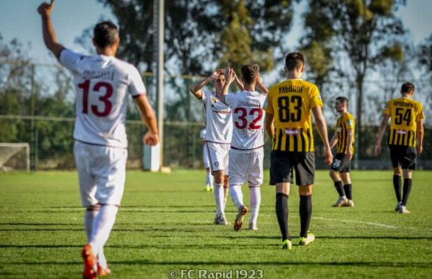 Rapid, victorii pe linie în cantonamentul din Antalya » Astăzi a trecut de ocupanta locului 9 din prima ligă turcă