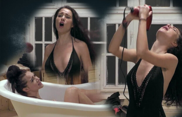 FOTO Surprinsă de camerele de supraveghere într-un show erotic la oră de maximă audiență » Otilia a renunțat la haine și a țipat de plăcere!